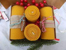 Cargar imagen en el visor de la galería, Coffret cadeau Bougie motif Noel
