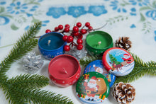 Charger l'image dans la galerie, Coffret de bougie avec motif Noel
